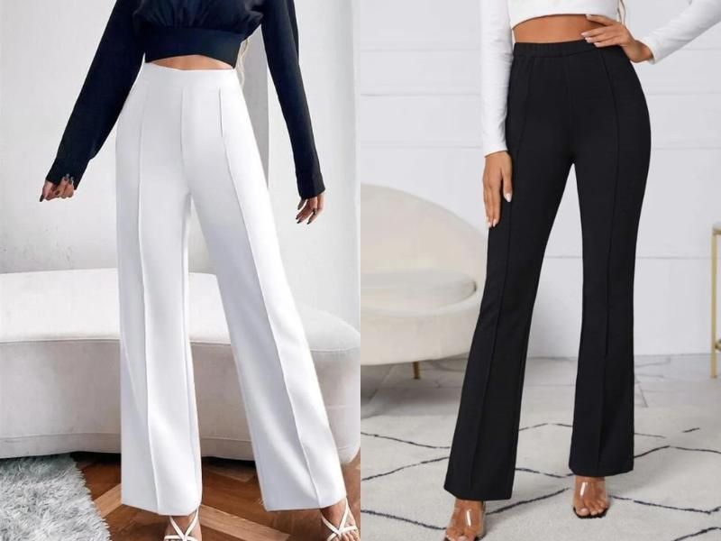 Black & White Pants for Women | Corporate Baddie Edition