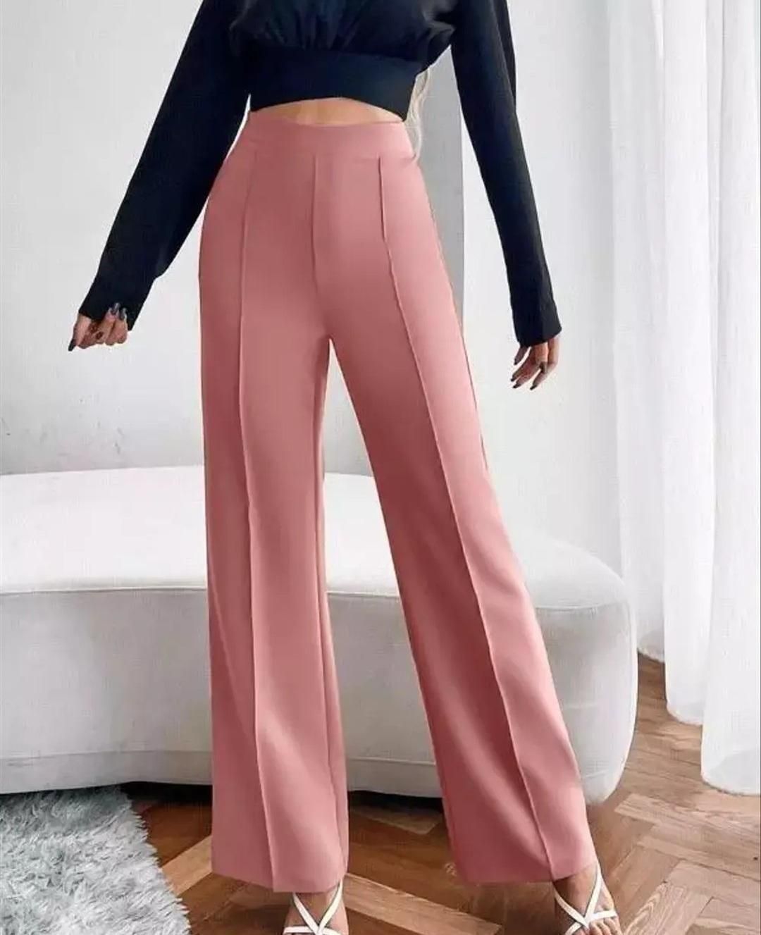 (Black/White/Pink) Set of 3 Pants for Women | Corporate Baddie Edition